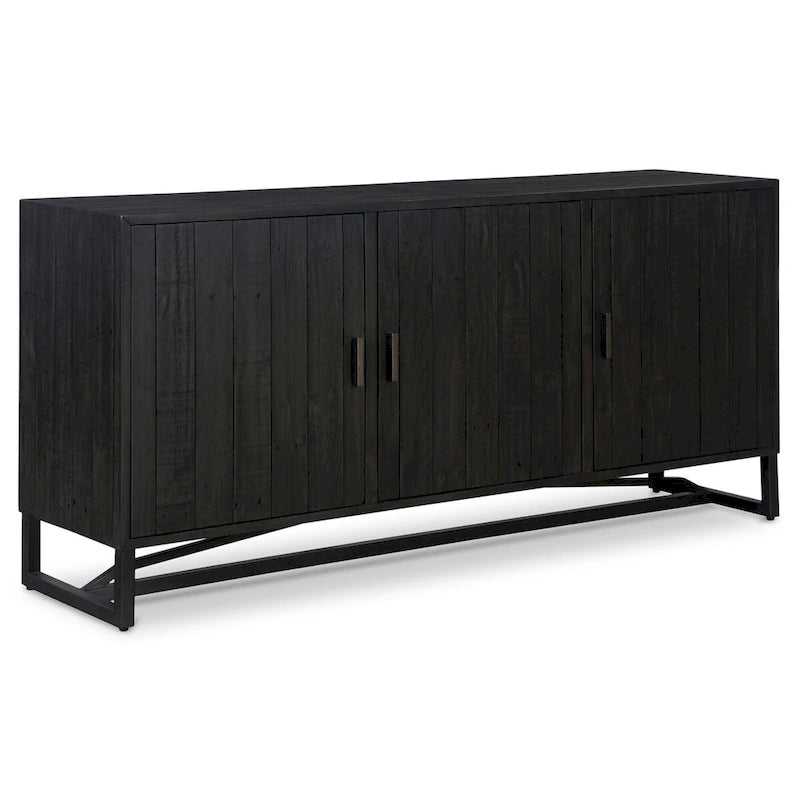 Semi-gloss Lacquer and Water-based Stain Sideboard