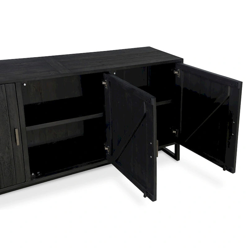 Semi-gloss Lacquer and Water-based Stain Sideboard