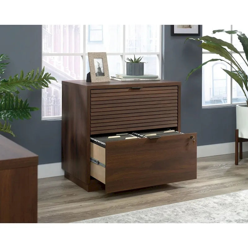 Spiced Mahogany 2-Drawer Lateral File Cabinet