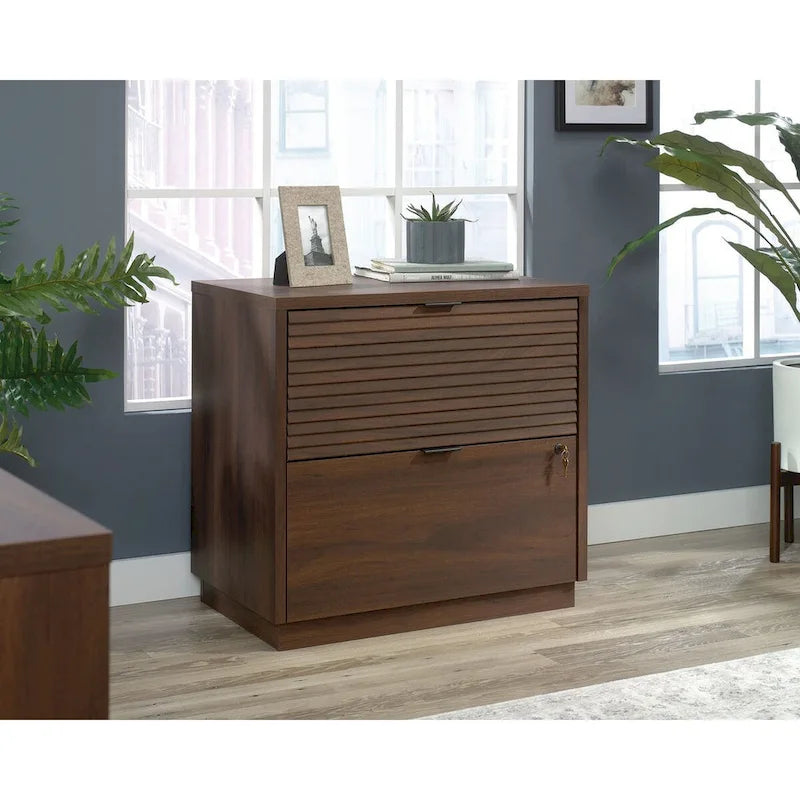 Spiced Mahogany 2-Drawer Lateral File Cabinet