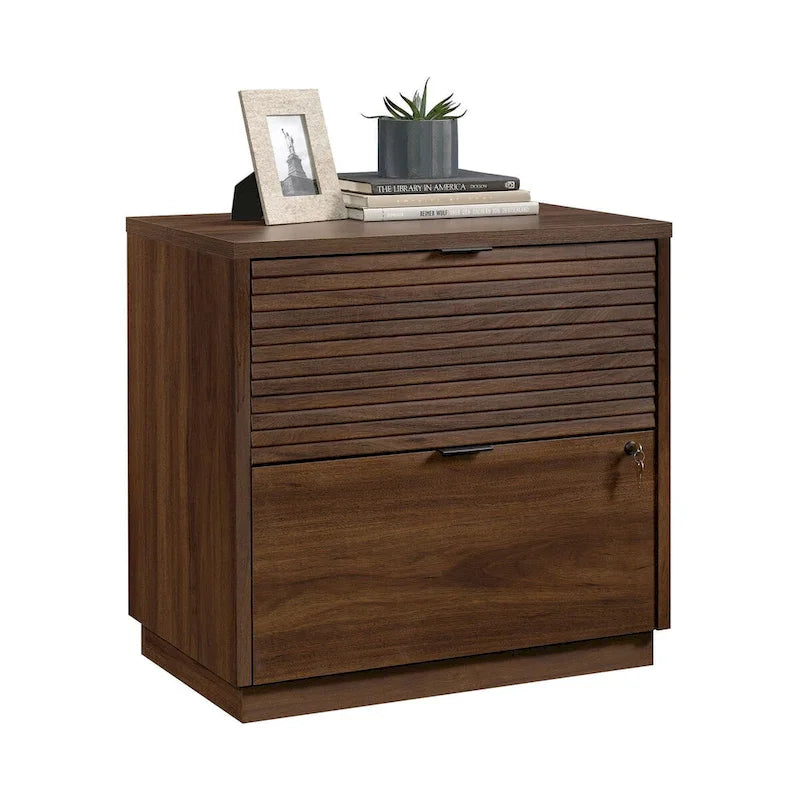 Spiced Mahogany 2-Drawer Lateral File Cabinet