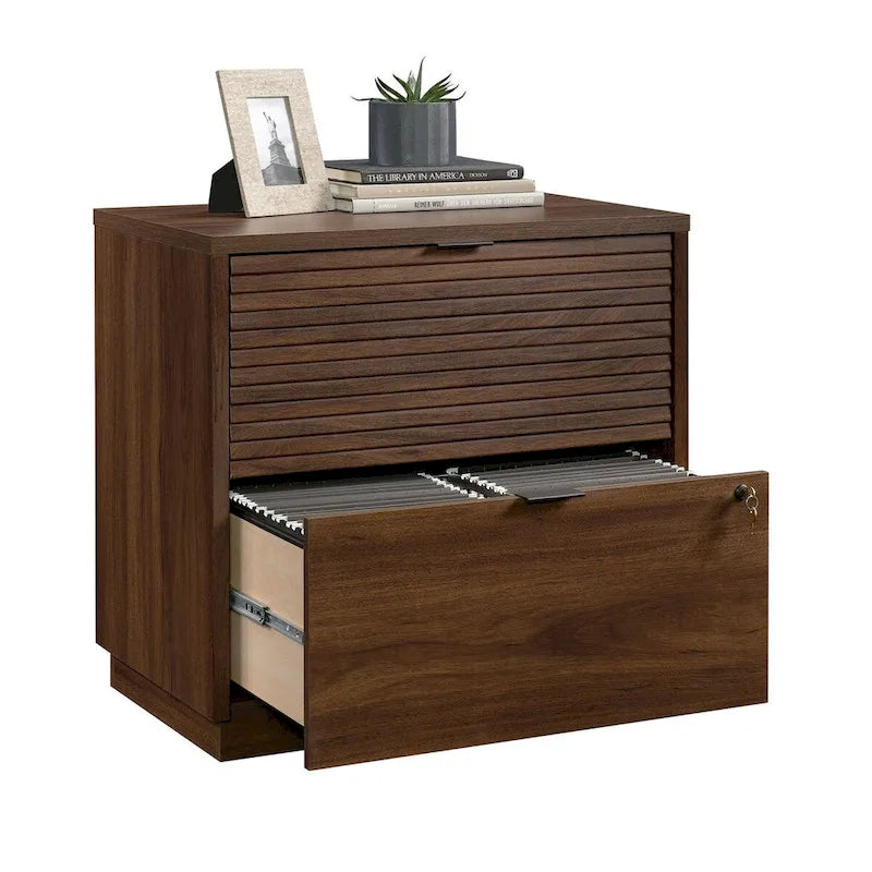Spiced Mahogany 2-Drawer Lateral File Cabinet
