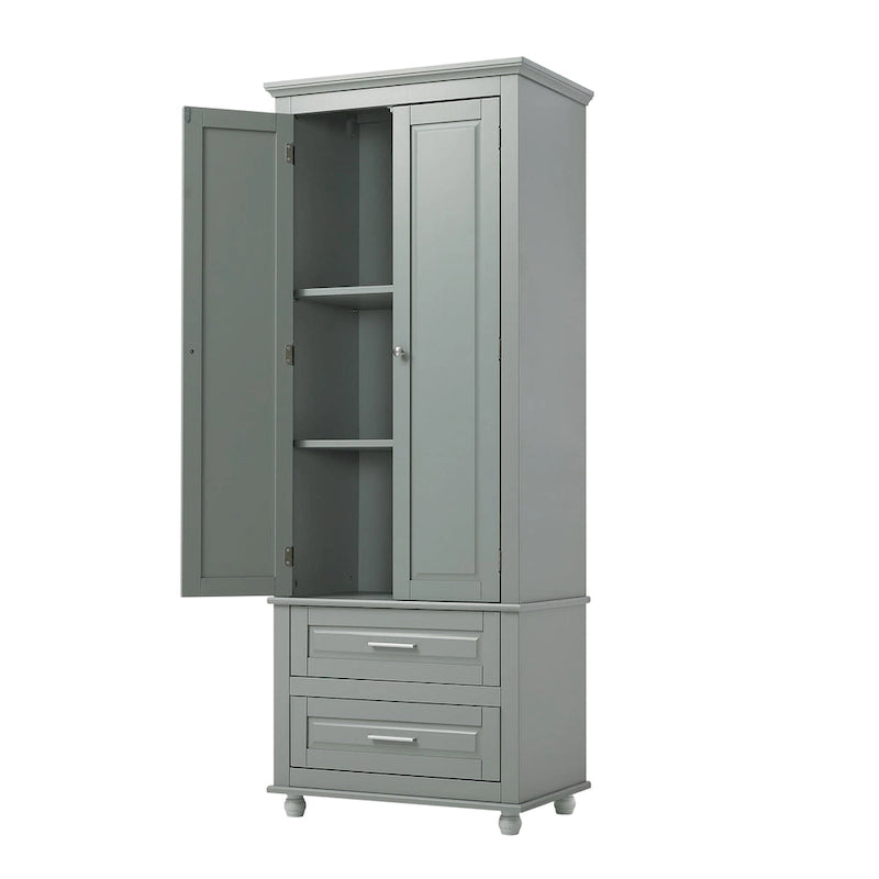 Bathroo Storage Cabinet with Two Drawers