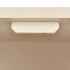 Modern 4-door Sideboard with Convex Pattern Doors and 2 Silver Handle for Living Room, Dining Room, Kitchen